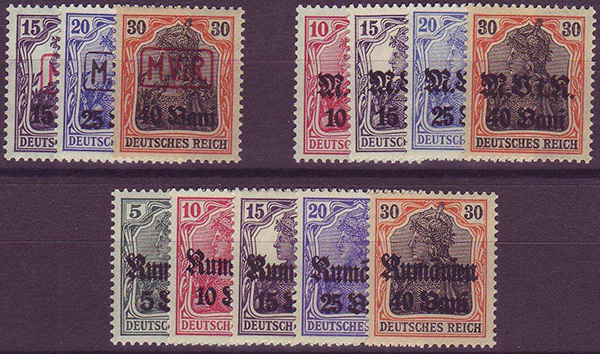 Is There A Listing Of Overprints On WWI Era German Stamps? - Stamp ...